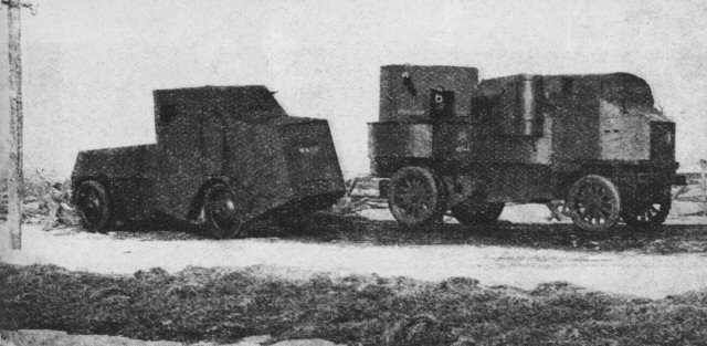 Polish armoured cars Jeffery and Garford