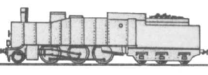 The G5(1) locomotive from 'Ludyga' improvised armoured train.