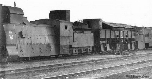 Polish armoured train 'Grozny' around October 1920