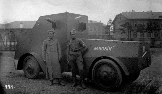 Czechoslovak Legion armoured car Jeffery-Poplavko 'Janosik'