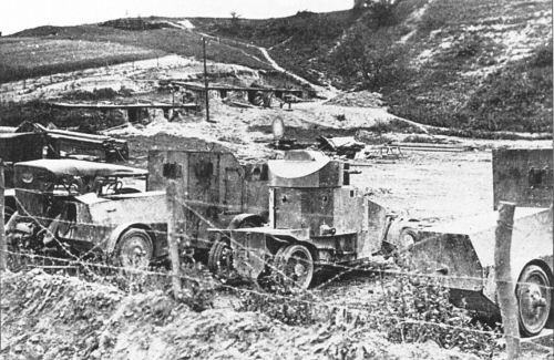Jeffery armoured cars captured near Tarnopol