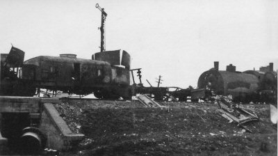 Destroyed armoured train Nr.14