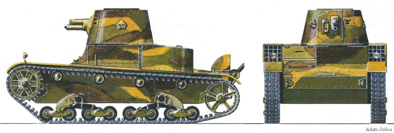 Polish Vickers Mk.E single-turret (Adam Jońca)